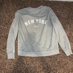 grey long sleeve